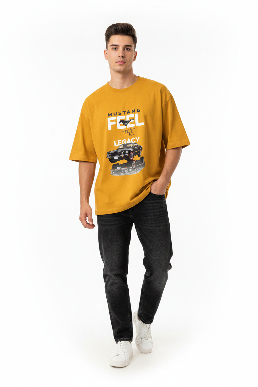 Mustang Unisex Oversized Classic T-Shirt