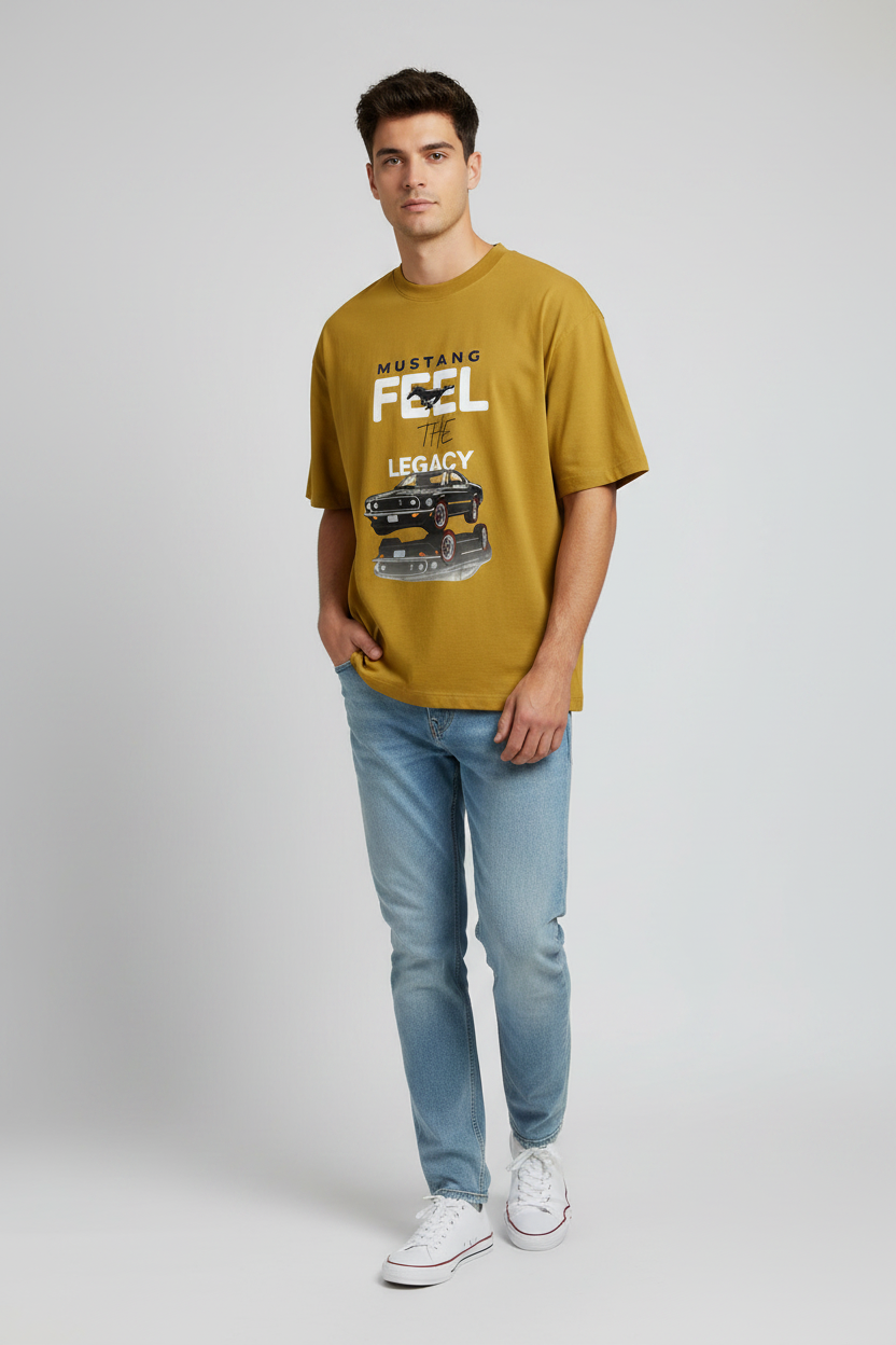 Mustang Unisex Oversized Classic T-Shirt