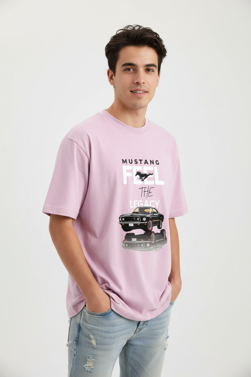 Mustang Unisex Oversized Classic T-Shirt