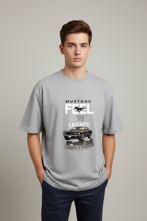 Mustang Unisex Oversized Classic T-Shirt